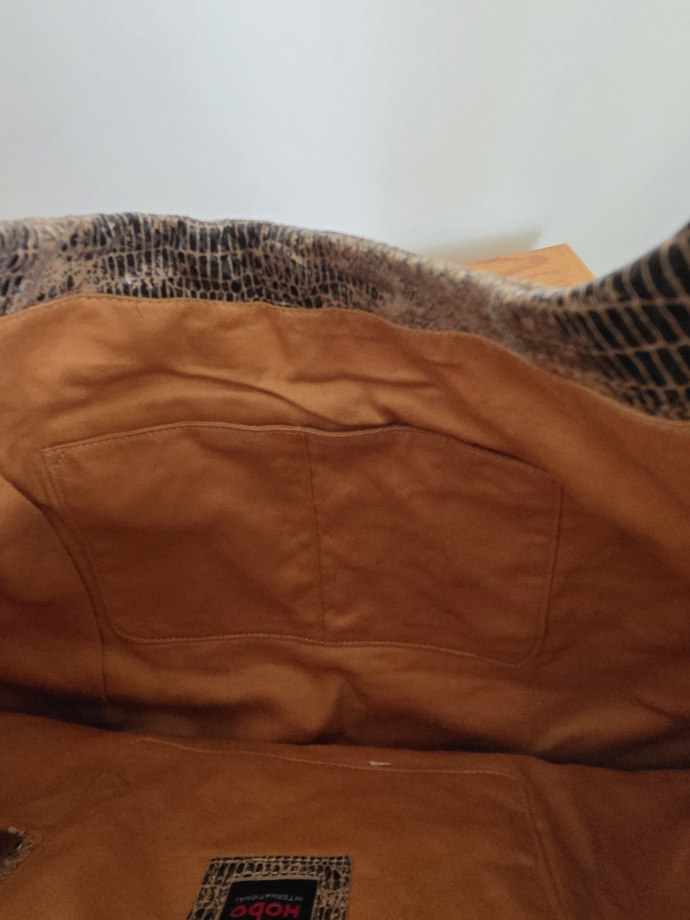 Hobo Leather Gabor Handbag - Python - Picture 6 of 6